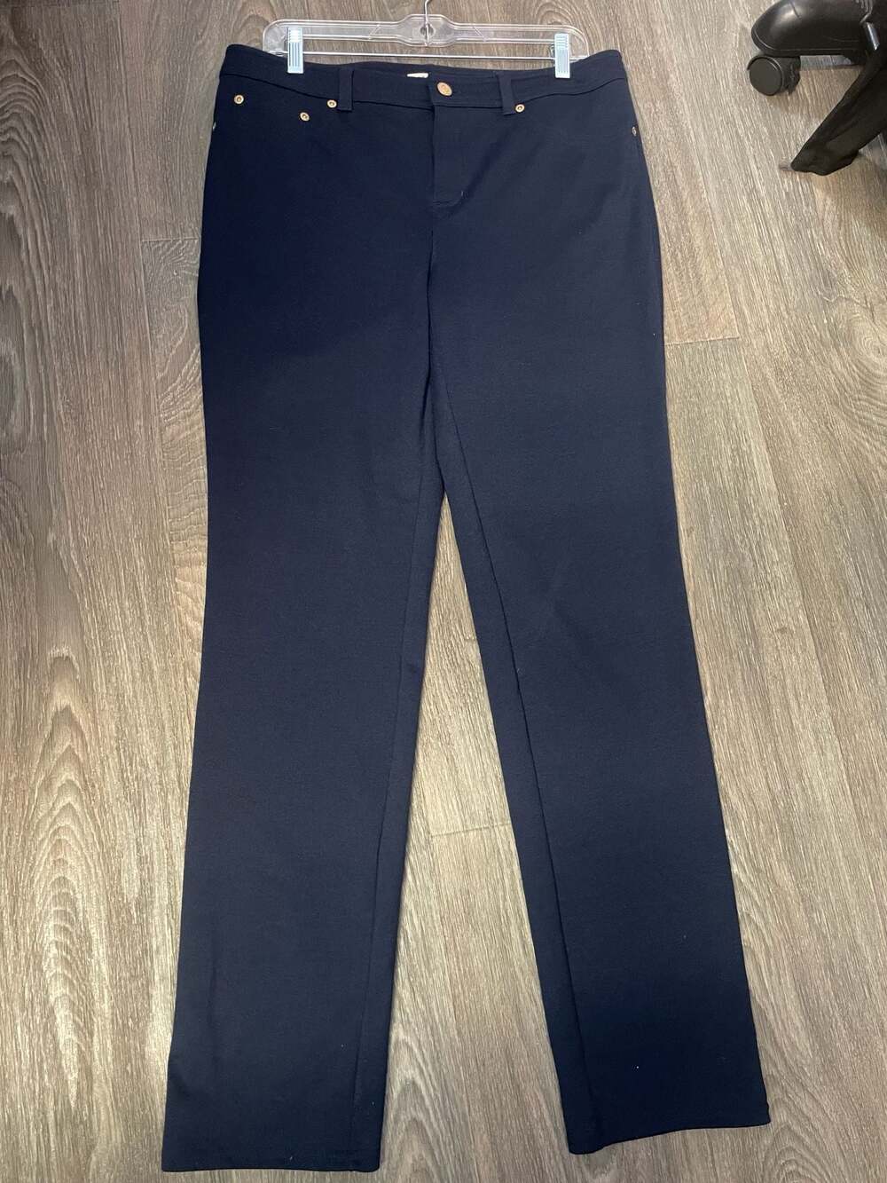 Jones New York Sport Stretch Pants Navy Size 10